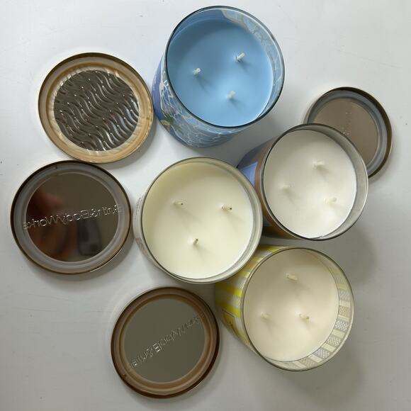 Bath & Body Works Summer Candles Surf Shop Under The Sun Sea 3 Wick Large 14.5oz - Picture 6 of 8